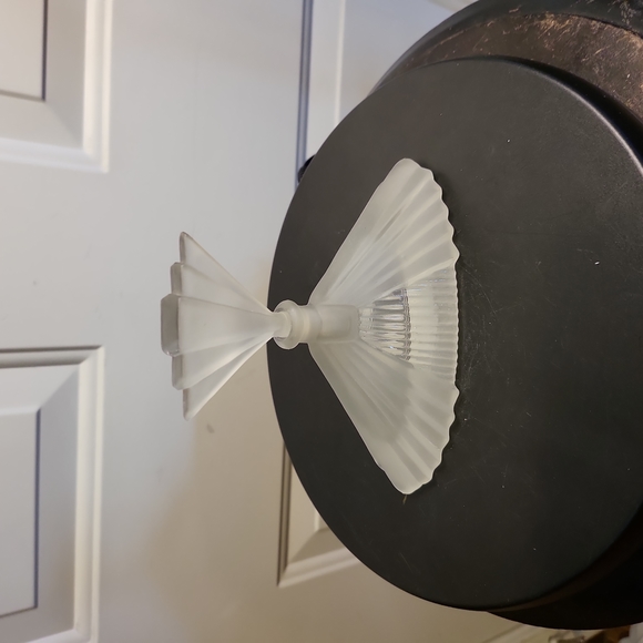 Other - Silvestri Frosted Satin Glass Art Deco Perfume Bottle w/ Stopper